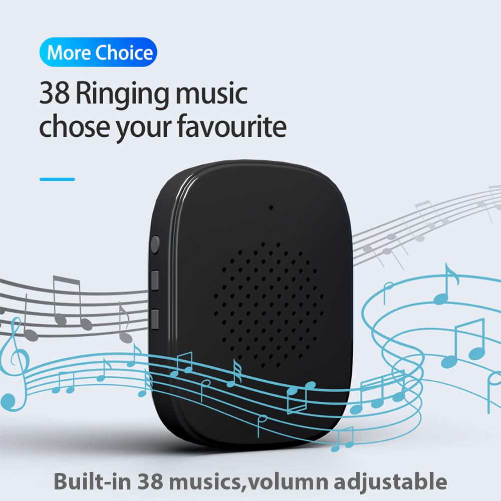 Smart Doorbell Ring Door Camera with Motion Detection WiFi Wireless Video Bell Camera Rechargeable