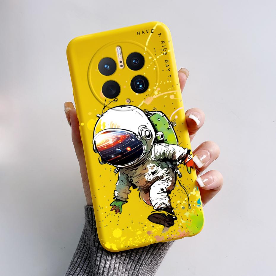 Чехлы для телефона Huawei Mate 50 Pro Милый Кролик Панды Чехол Для Huawei Mate50 Pro Mate 50Pro Мягкий Силиконовый Ударопрочный Задний Чехол