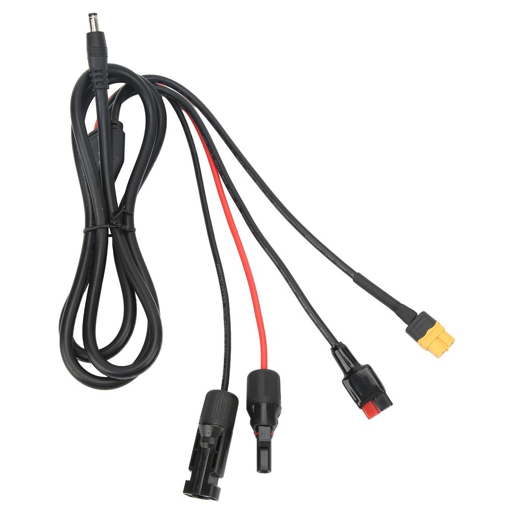 Адаптер-удлинитель питания с 1 на 4 штекера для солнечной панели на DC 5.5x2.1 мм Зарядное устройство для солнечной панели