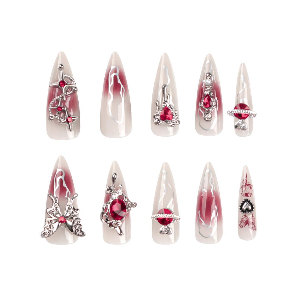 24 шт. Spice Girl Wear Nail Piece Nail Art False Nail Wear Nail Patch Nail Art Piece Nail Piece