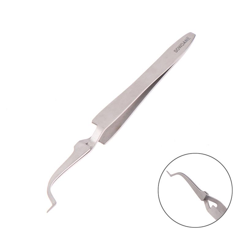 1 шт. Стоматологический ортодонтический задний щечный туб для бондинга Пинцет Держатель брекета Орто Позиционер брекета Инструмент из нержавеющей стали