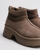 Uggs with a Platform Sole Allsy 8752 37 Beige Suede Wool