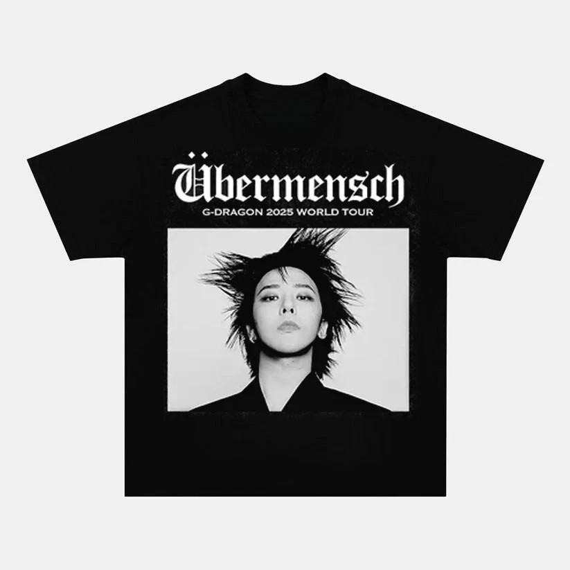 G-Dragon Мировой тур 2025 Kpop GD Идол Репринт S-4XL Унисекс Футболка