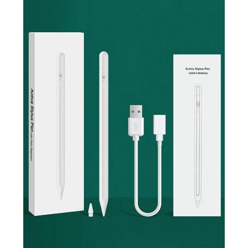 Умный стилус, кнопка, анти-случайный высокочувствительный карандаш, ручка с сенсорным экраном для письма