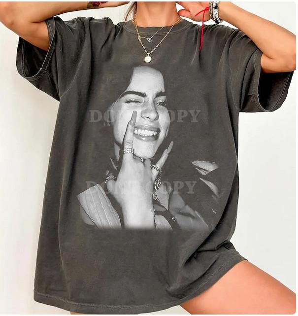 Футболка унисекс Billie Tour Shirt Hit Me Hard and Soft