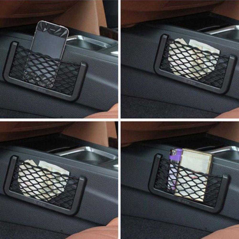 Auto Paste Holder Box Automotive Pocket Car Organizer Car Storage Net Stowing Tidying Storage Bag
