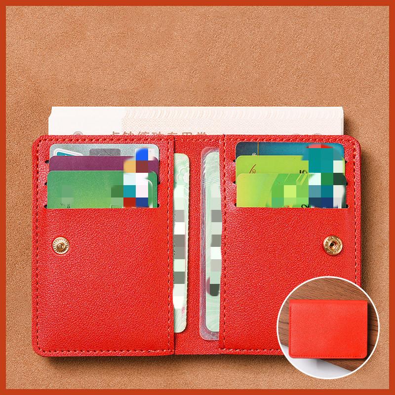 Cute Small Women's Wallet PU Leather Slim Simple Female Purse New Short Women Wallets Multi Card Slot Card Holder Wallet