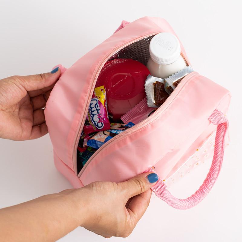 Высокоемкая ткань Оксфорд, сумки для обеда с маргариткой, термоизоляционная портативная сумка-холодильник для еды, бенто, пикника, сумка-тоут, сумки