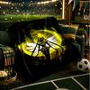 Moonlit Guardian Blanket Flannel Throw for Sofa, Indoor, Camping, Living Room, Office, Chair, And Bed Soft Birthday Gift