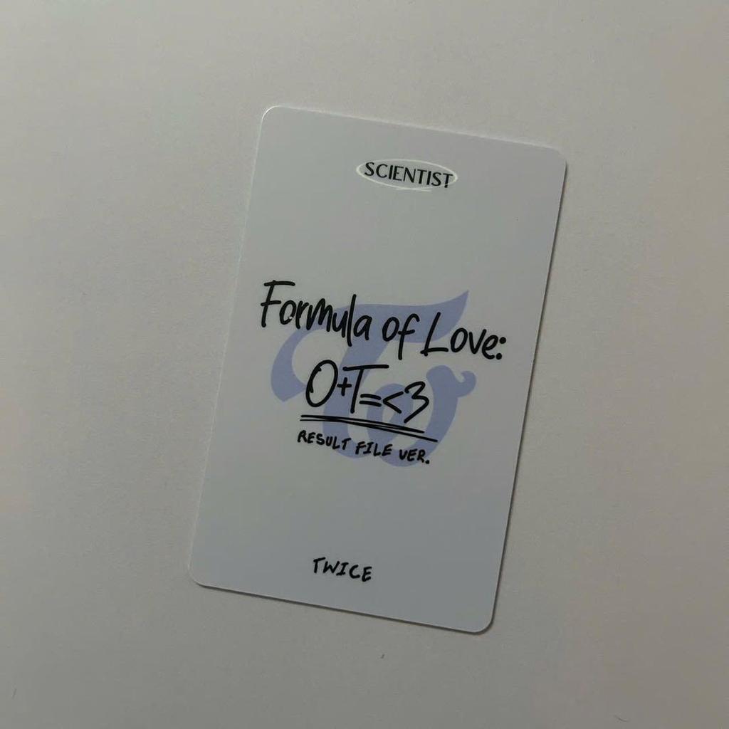 [USED] TWICE Formula Of Love Sana Soundwave Trading Card