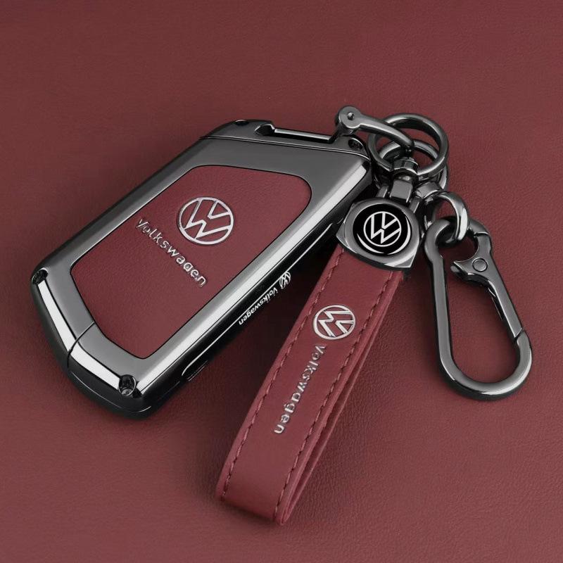 Ключница для Volkswagen: Подходит для моделей Teramont, Bora, Golf, Sagitar L, Tayron, Magotan, T-Roc и T-Cross