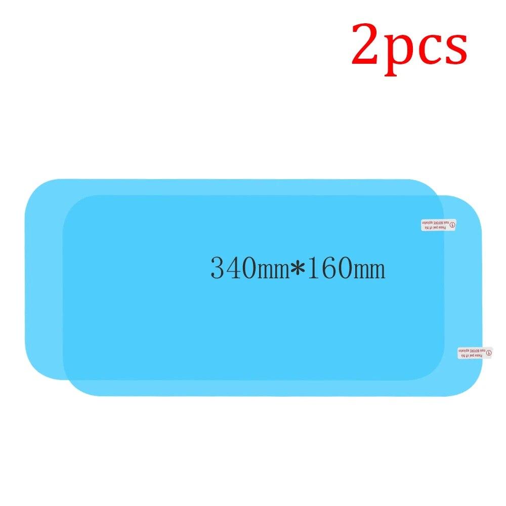 Зеркало заднего вида, набор непромокаемых пленок, оконное стекло автомобиля, грузовика, противотуманные водонепроницаемые наклейки, дождливый день, безопасное вождение, непромокаемые пленки