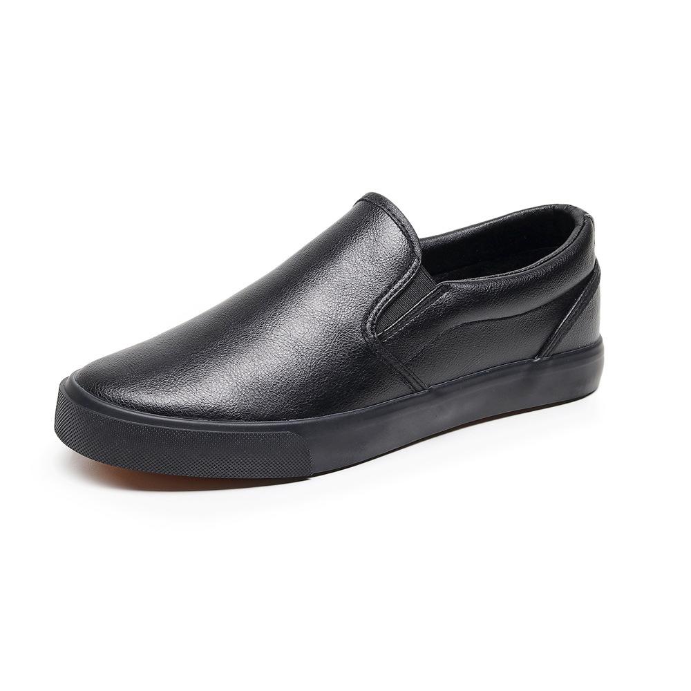 Новые водонепроницаемые рабочие туфли унисекс из микрофибры, повседневные туфли на плоской подошве, износостойкие туфли без застежек на сухожилиях, мужские и женские кроссовки