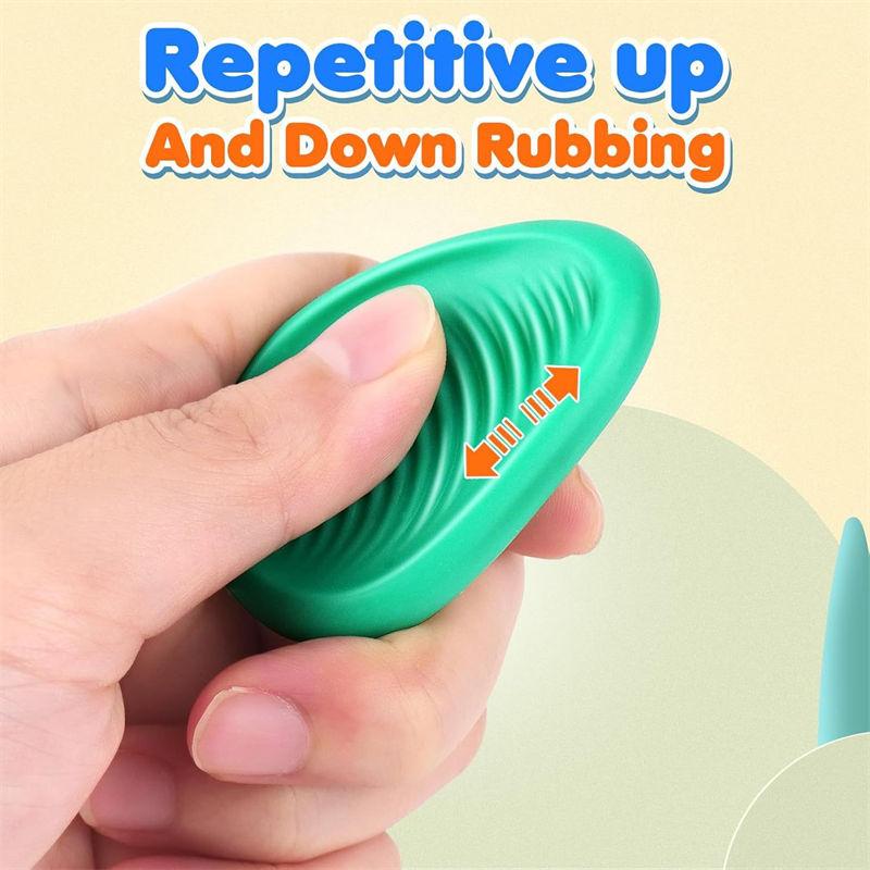 6 шт./набор Сенсорные камни для беспокойства Игрушка-непоседа Снятие стресса Камень для беспокойства Тревога Силиконовые игрушки для декомпрессии GZW