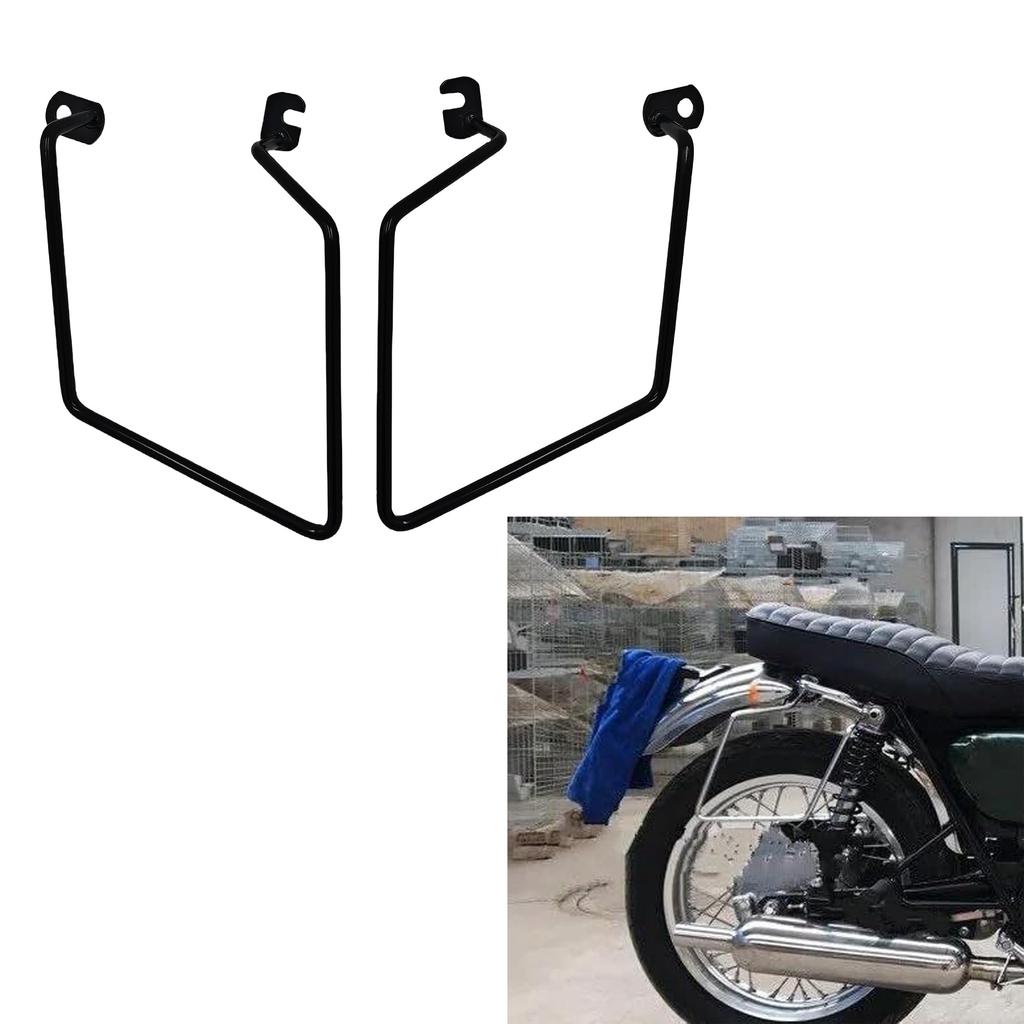 yoothi Compatible Kawasaki and W800 Saddlebag Support Solid Trunk Bag Holder W400, W650, Brackets, Steel, Side-Mount