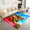 Train Adventure Journey Area Rug Perfect for Game Room Hallway Bedrooms Study room Antislip Carpet Decorate Offices Wedding Party Gift