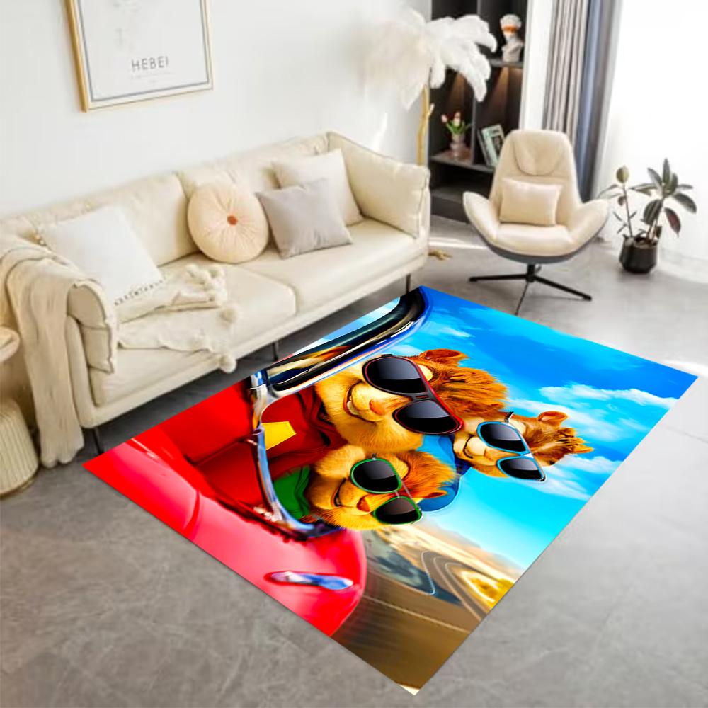 Train Adventure Journey Area Rug Perfect for Game Room Hallway Bedrooms Study room Antislip Carpet Decorate Offices Wedding Party Gift