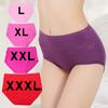 Summer Modal Panties Tummly Control Cotton Women's Underwear Extra Large Size Unmarked Medium High Waist Sexy Women's Triangle Panties