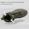 Men's High-top Hiking Boots Outdoor Shoes Military Boots Rubber Sole Large Size39-46