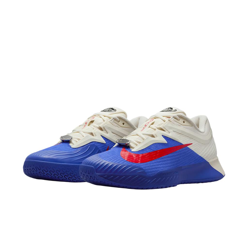 Nike Court Air Zoom Vapor Pro 3 Premium HC Deep Night Light Crimson Men Sneakers Blue Pale-Ivory Metallic-Silver HJ6774-500