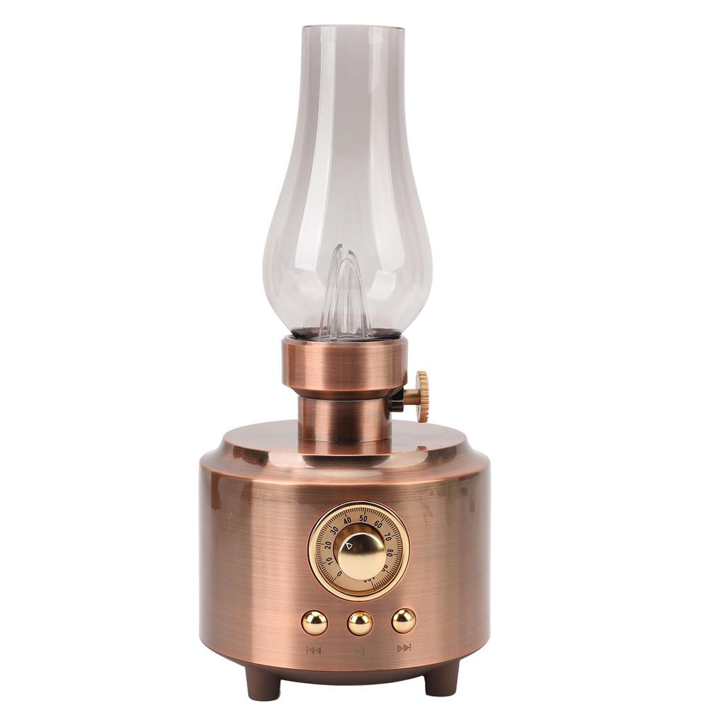 Speaker Vintage Table Lamp Support USB Memory Card Input Wireless Speaker for Bedroom Bar