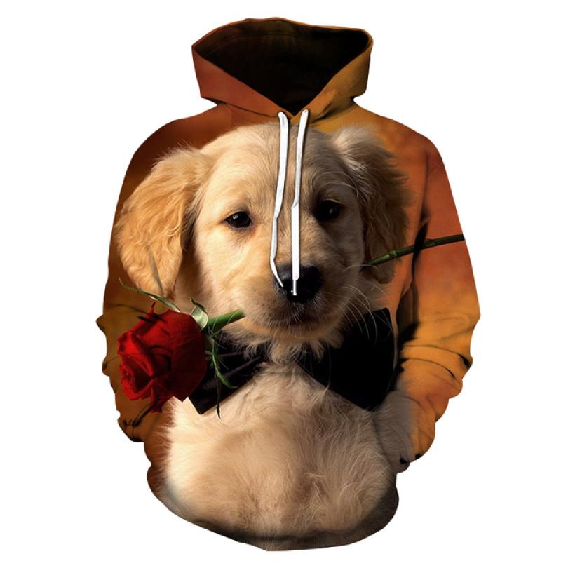 Бернская зенненхундная толстовка с 3D принтом, милый пуловер с животными для мужчин и женщин, модные повседневные толстовки большого размера, уличная одежда в стиле Харадзюку с собакой, топы