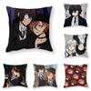 Hot Anime Bungo Stray Dogs Pillow Case 3D Print Polyester Fiber 40*40cm Home Sofa Throw Decoration Festival Gift