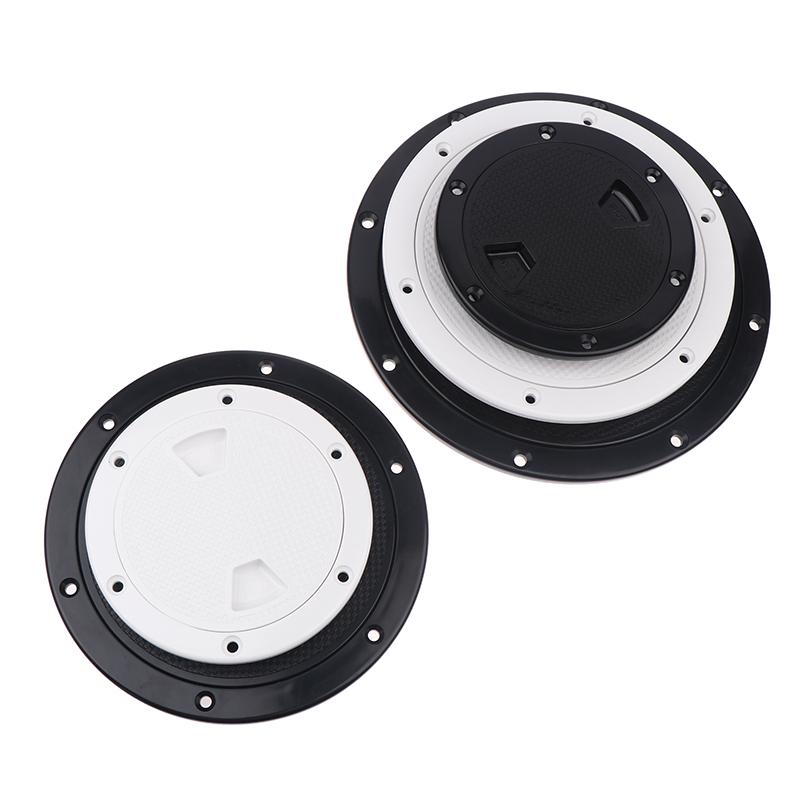 Круглые инспекционные люки из АБС-пластика с противоскользящей поверхностью, крышка люка для доступа с выкручивающимся винтом 4'' 6'' 8'' со съемной крышкой для каяков, яхт