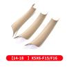 3x ABS Carbon Fiber Black Car Interior Door Handle Fix Cover For BMW X5 X6 F16