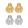 Punk Alloy Irregular Geometric Stud Earrings For Women Simple Gold Silver Color Earrings Fashion Party Jewelry