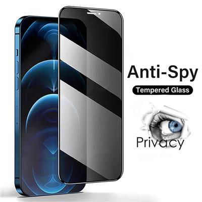 Защитная пленка для экрана с полным покрытием для iPhone 14 PRO MAX, антишпионская стеклянная пленка для iPhone 13 12 11 XS Max XR 7 8 Plus SE, закаленное стекло