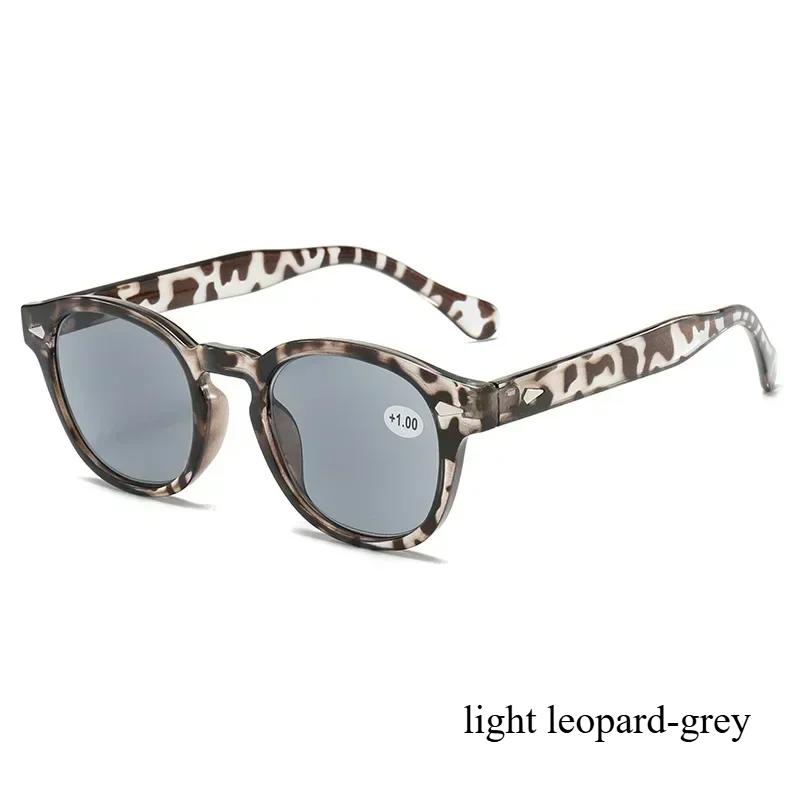 Очки для чтения унисекс с серыми чайными линзами для мужчин и женщин, новые модные солнцезащитные очки с плюсовыми диоптриями, винтажные классические, пресбиопия +1,0+1,5+4,0