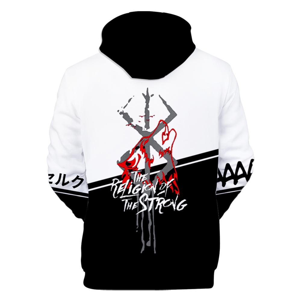 Весенне-осенние мужские толстовки с 3D принтом японского аниме, толстовка большого размера, готический пуловер с длинными рукавами, мужская толстовка, топы в стиле Харадзюку