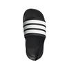 Adidas Adilette Estrap Slide I Черно-белые детские кроссовки Core-Black Cloud-White JR5328