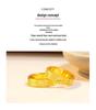 2026 Vietnamese Sand Gold Brushed Rice Pattern Ring: Ancient Method, Luxurious High-End Feel