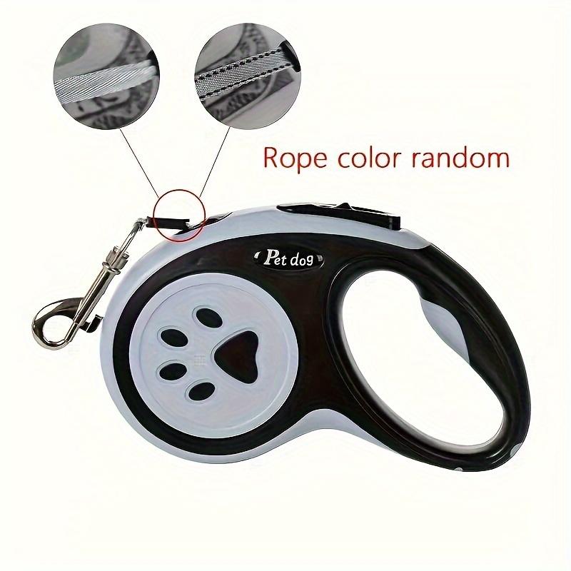 Поводок-рулетка для собак, прочный нейлон, управление одним нажатием, идеально подходит для прогулок на свежем воздухе и путешествий с мелкими и средними домашними животными.