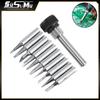 10Pcs Soldering Iron Tips 900M Lead-Free Solder Iron Tip Replaceable Soldering Tip with Welding Sleeve for Soldering Station