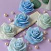 3D Rose Flower Silicone Mold Car Decoration Aroma Candle Gypsum Resin Molds Handmade Candy Chocolate Baking Tool