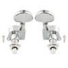 Wilkinson WJN03 E-Z-LOK L3+R3 Guitar Tuners for Electric and Acoustic Guitars, Chrome
