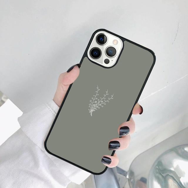 Минималистичная эстетика Цветочный чехол для телефона Для Для iPhone 17 Air 15 Pro MAX 16 Plus 14 12 11 13 coque
