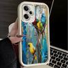 Bird Oil Painting Style Soft Phone Case for Xiaomi Poco X7 X6 X5 Pro X4 Gt X3 F7 Ultra M8 M7 Redmi 15C 15 14C 13 13C 12 12C 10 1