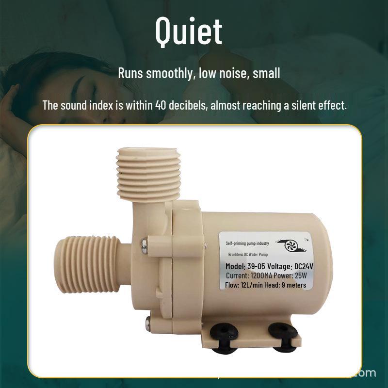 12В Высокотемпературный и коррозионностойкий бесщеточный насос постоянного тока для солнечного водонагревателя