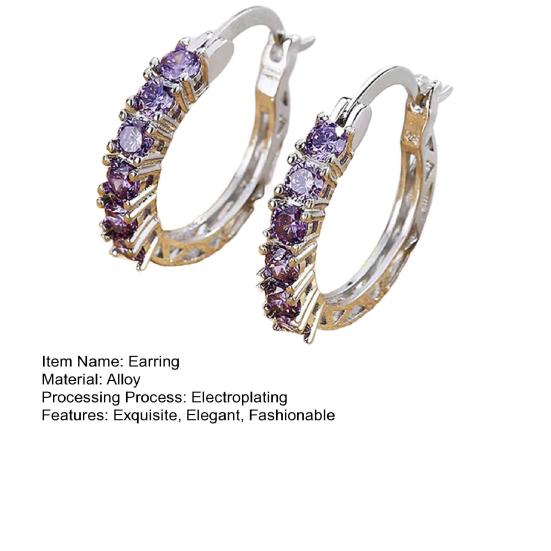 Серебряные серьги-кольца Yousheng для женщин, серьги-кольца с кубическим цирконием на День матери, годовщину, день рождения, подарки