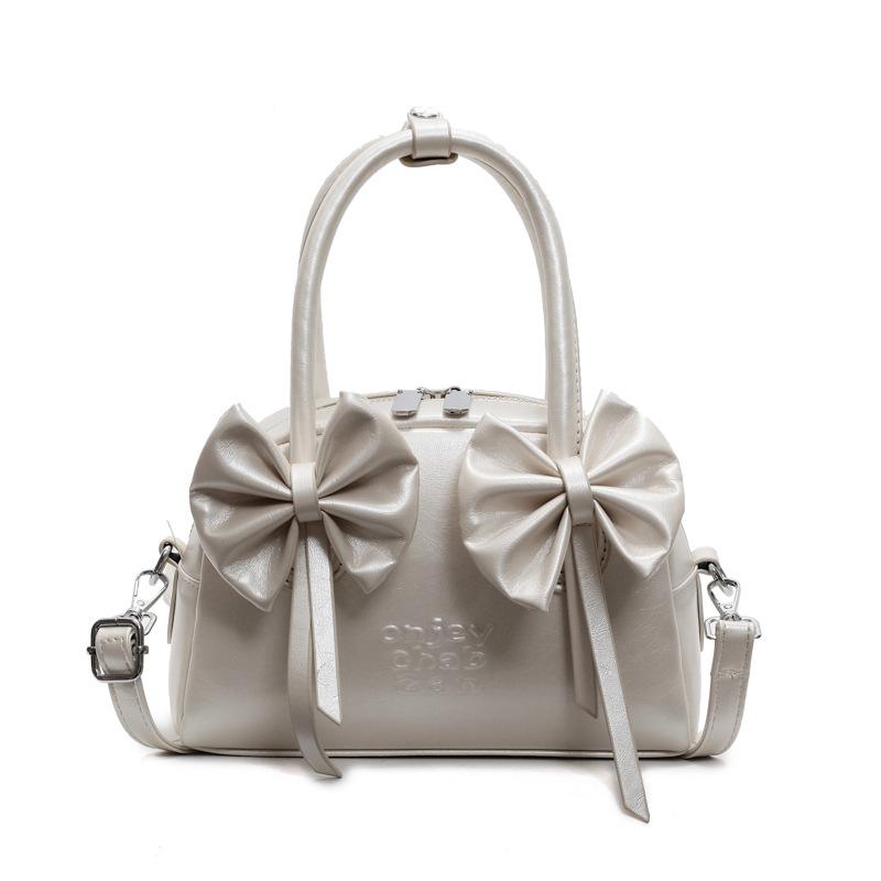 Bow Handbag Women'S High-End Temperament Shoulder Bag Foreign Style Versatile Messenger Bag