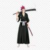 Renji Abarai Tatuajes Renji Abarai Byakuya Kuchiki Anime Lron On Patches For Clothes Bag Tshirt Heat Transfer Stickers Stripes Appliques