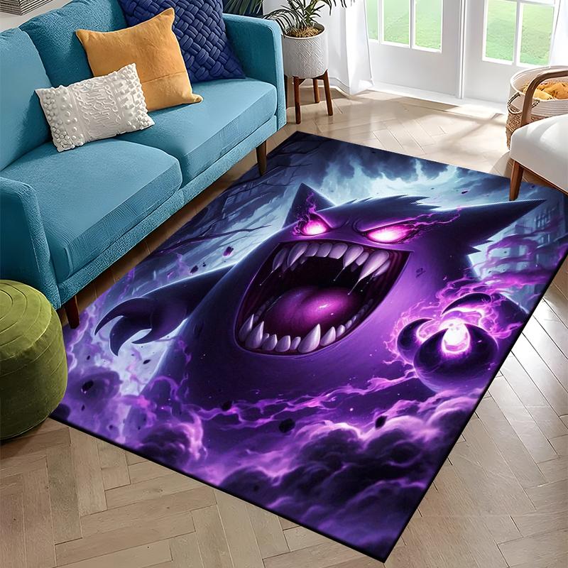 Charizard 3D Painting Japan Cartoon Pokem0n Carpet Rug for Bedroom Living Room Home Sofa Decoration,kids Large Decor Floor Mat
