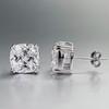 And American New S925 Body Silver  Fat square High Carbon for Women's Wedding Jewelry