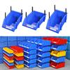 Stackable Plastic Small Parts Container Box Shelf Screw Storage Bin Organizer