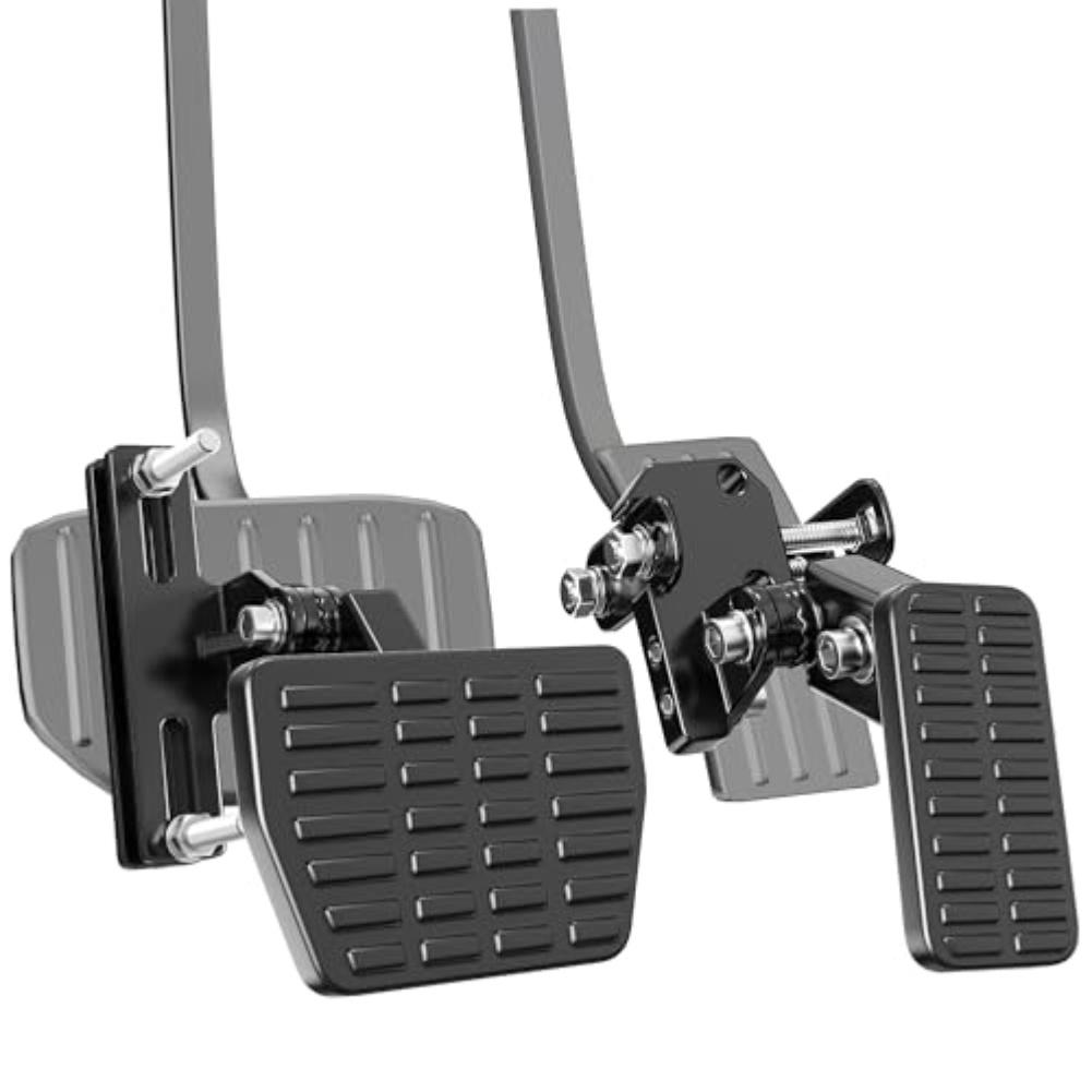 Metal Gas Brake Pedal Extenders For Short Drivers Adjustable Length Angle Comfort Control Cars Go Karts Parts