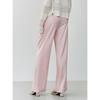 PEACEBIRD Women's Straight Ice Silk Wide-Leg Pants